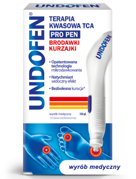 UNDOFEN® <strong>TERAPIA KWASOWA PRO PEN</strong><span>KURZAJKI/BRODAWKI</span>